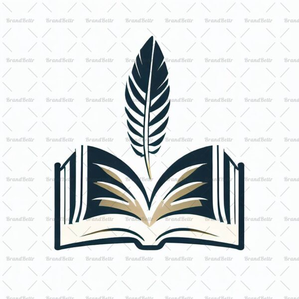 Offenes Buch und Feder
